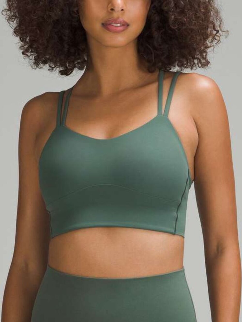 Like a Cloud Longline Bra in Dark Forest